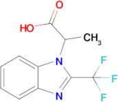 2-(2-(Trifluoromethyl)-1H-benzo[d]imidazol-1-yl)propanoic acid