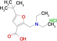 5-(Tert-butyl)-2-((diethylamino)methyl)furan-3-carboxylic acid hydrochloride