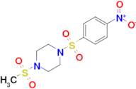 1-(Methylsulfonyl)-4-((4-nitrophenyl)sulfonyl)piperazine