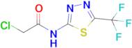 2-Chloro-N-(5-(trifluoromethyl)-1,3,4-thiadiazol-2-yl)acetamide