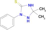 5,5-Dimethyl-2-phenyl-1,2,4-triazolidine-3-thione