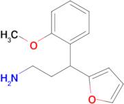 3-(Furan-2-yl)-3-(2-methoxyphenyl)propan-1-amine