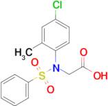 N-(4-chloro-2-methylphenyl)-N-(phenylsulfonyl)glycine