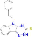 5-(2-phenylethyl)-2H,3H,5H-[1,2,4]triazino[5,6-b]indole-3-thione