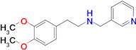 2-(3,4-Dimethoxyphenyl)-N-(pyridin-3-ylmethyl)ethan-1-amine