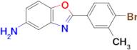 2-(4-Bromo-3-methylphenyl)benzo[d]oxazol-5-amine