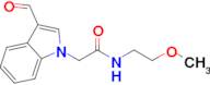 2-(3-Formyl-1H-indol-1-yl)-N-(2-methoxyethyl)acetamide