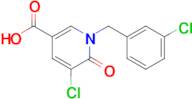 5-Chloro-1-(3-chlorobenzyl)-6-oxo-1,6-dihydropyridine-3-carboxylic acid