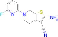 2-Amino-6-(6-fluoropyridin-2-yl)-4,5,6,7-tetrahydrothieno[2,3-c]pyridine-3-carbonitrile