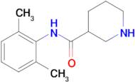 N-(2,6-dimethylphenyl)piperidine-3-carboxamide