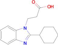 3-(2-Cyclohexyl-1H-benzo[d]imidazol-1-yl)propanoic acid