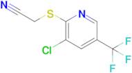 2-((3-Chloro-5-(trifluoromethyl)pyridin-2-yl)thio)acetonitrile