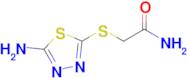 2-((5-Amino-1,3,4-thiadiazol-2-yl)thio)acetamide