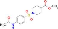 Methyl 1-((4-acetamidophenyl)sulfonyl)piperidine-4-carboxylate