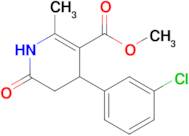 Methyl 4-(3-chlorophenyl)-2-methyl-6-oxo-1,4,5,6-tetrahydropyridine-3-carboxylate