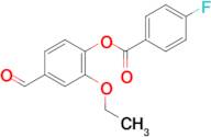 2-Ethoxy-4-formylphenyl 4-fluorobenzoate