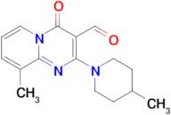 9-Methyl-2-(4-methylpiperidin-1-yl)-4-oxo-4H-pyrido[1,2-a]pyrimidine-3-carbaldehyde