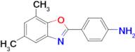 4-(5,7-Dimethylbenzo[d]oxazol-2-yl)aniline