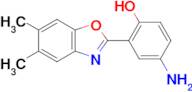 4-Amino-2-(5,6-dimethylbenzo[d]oxazol-2-yl)phenol