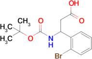 3-(2-Bromophenyl)-3-((tert-butoxycarbonyl)amino)propanoic acid