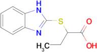 2-((1H-benzo[d]imidazol-2-yl)thio)butanoic acid