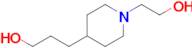 3-(1-(2-Hydroxyethyl)piperidin-4-yl)propan-1-ol