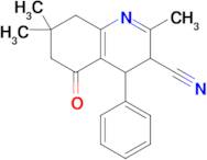 2,7,7-trimethyl-5-oxo-4-phenyl-3,4,5,6,7,8-hexahydroquinoline-3-carbonitrile