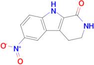 6-Nitro-2,3,4,9-tetrahydro-1H-pyrido[3,4-b]indol-1-one