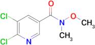 5,6-Dichloro-N-methoxy-N-methylnicotinamide