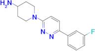 1-(6-(3-Fluorophenyl)pyridazin-3-yl)piperidin-4-amine
