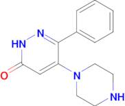 6-phenyl-5-(piperazin-1-yl)-2,3-dihydropyridazin-3-one