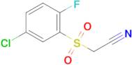 2-((5-Chloro-2-fluorophenyl)sulfonyl)acetonitrile