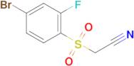 2-((4-Bromo-2-fluorophenyl)sulfonyl)acetonitrile