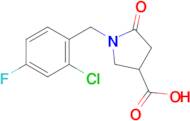 1-(2-Chloro-4-fluorobenzyl)-5-oxopyrrolidine-3-carboxylic acid