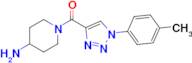 (4-Aminopiperidin-1-yl)(1-(p-tolyl)-1H-1,2,3-triazol-4-yl)methanone