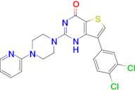 7-(3,4-dichlorophenyl)-2-[4-(pyridin-2-yl)piperazin-1-yl]-1H,4H-thieno[3,2-d]pyrimidin-4-one