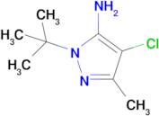 1-(Tert-butyl)-4-chloro-3-methyl-1H-pyrazol-5-amine