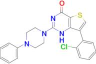 7-(2-Chlorophenyl)-2-(4-phenylpiperazin-1-yl)thieno[3,2-d]pyrimidin-4(1H)-one