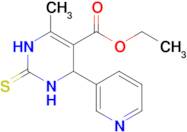 Ethyl 6-methyl-4-(pyridin-3-yl)-2-thioxo-1,2,3,4-tetrahydropyrimidine-5-carboxylate