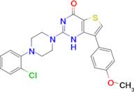 2-(4-(2-Chlorophenyl)piperazin-1-yl)-7-(4-methoxyphenyl)thieno[3,2-d]pyrimidin-4(1H)-one