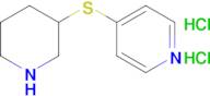 4-(Piperidin-3-ylthio)pyridine dihydrochloride