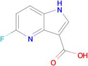 5-Fluoro-1H-pyrrolo[3,2-b]pyridine-3-carboxylic acid