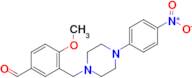 4-Methoxy-3-((4-(4-nitrophenyl)piperazin-1-yl)methyl)benzaldehyde