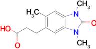 3-(1,3,6-Trimethyl-2-oxo-2,3-dihydro-1H-benzo[d]imidazol-5-yl)propanoic acid