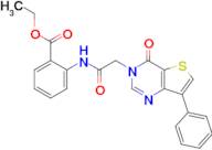 Ethyl 2-(2-(4-oxo-7-phenylthieno[3,2-d]pyrimidin-3(4H)-yl)acetamido)benzoate