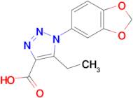 1-(Benzo[d][1,3]dioxol-5-yl)-5-ethyl-1H-1,2,3-triazole-4-carboxylic acid