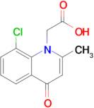 2-(8-Chloro-2-methyl-4-oxoquinolin-1(4H)-yl)acetic acid