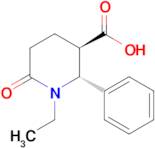 (2R,3R)-1-ethyl-6-oxo-2-phenylpiperidine-3-carboxylic acid