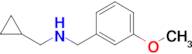 1-Cyclopropyl-N-(3-methoxybenzyl)methanamine