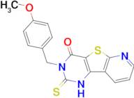 3-(4-Methoxybenzyl)-2-thioxo-2,3-dihydropyrido[3',2':4,5]thieno[3,2-d]pyrimidin-4(1H)-one